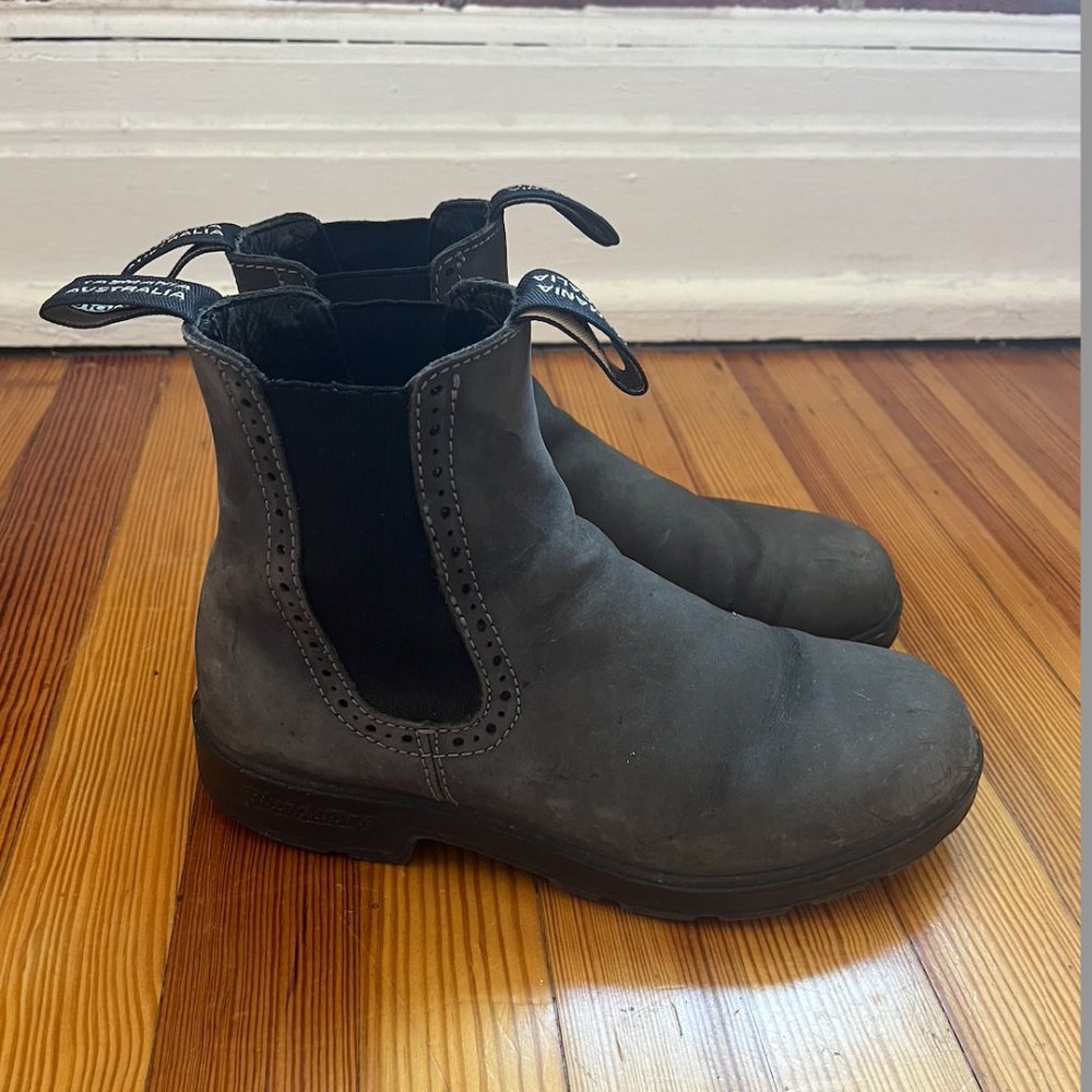 Blundstone BL1630 High-Top Chelsea Boot (Gray Women's Boot)